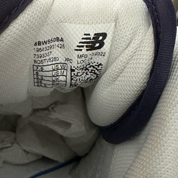 *SOLD* Women’s New Balance 550 | Dark Mercury - Picture 6 of 6